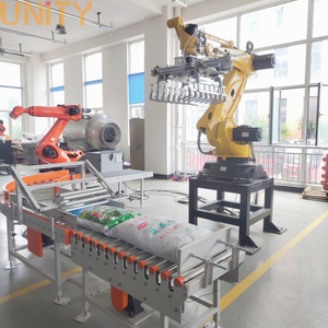 Hersteller 3D Vision System Depalettierungsroboter 25 kg S&auml;cke Depalettierungsroboter mit einer Depalettierungsgeschwindigkeit von 1-2 Tonnen pro Stunde