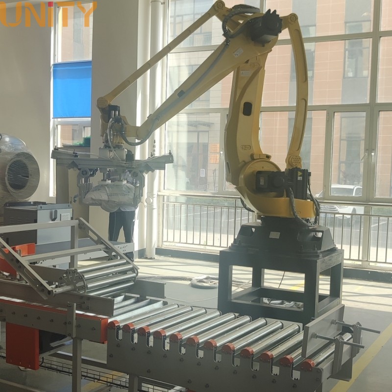 Robot Palletizing 25KG 40KG 50KG untuk Beg Simen/Bahan Kimia/Makanan/Haiwan