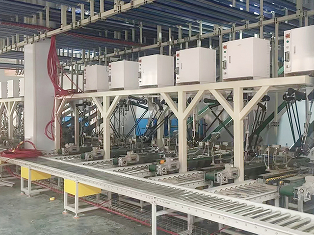 linea di produzione automatizzata per cinture